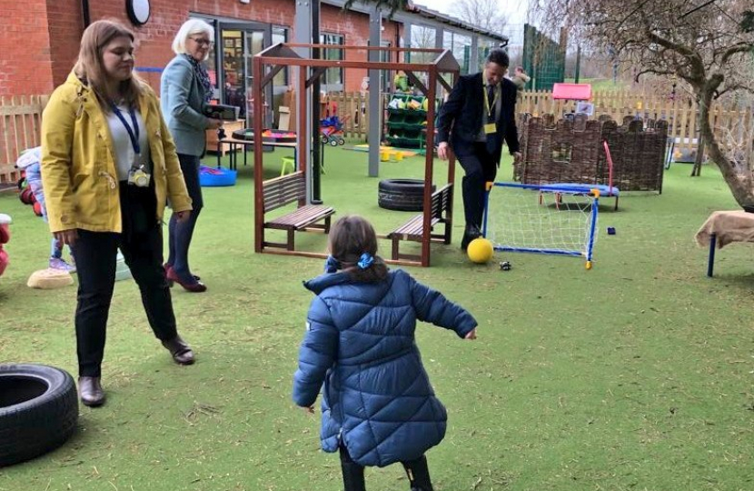 Visit to St Andrews CofE school and Nursery