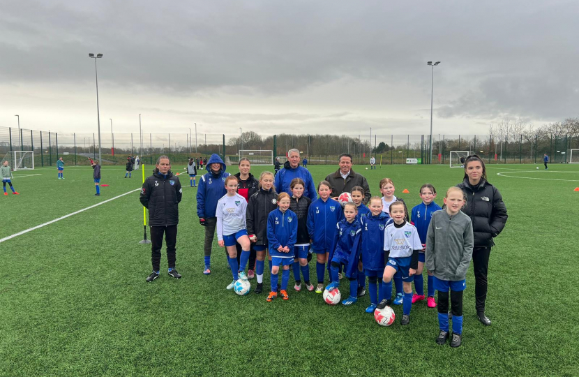 Attending an Evesham United FC Half-Term Session