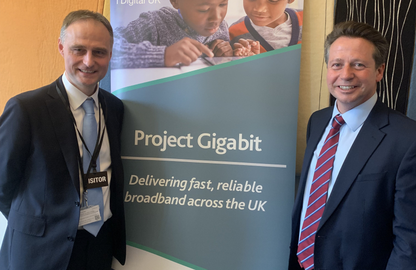 Nigel Huddleston MP attends Building Digital UK's Parliamentary Drop-in Session