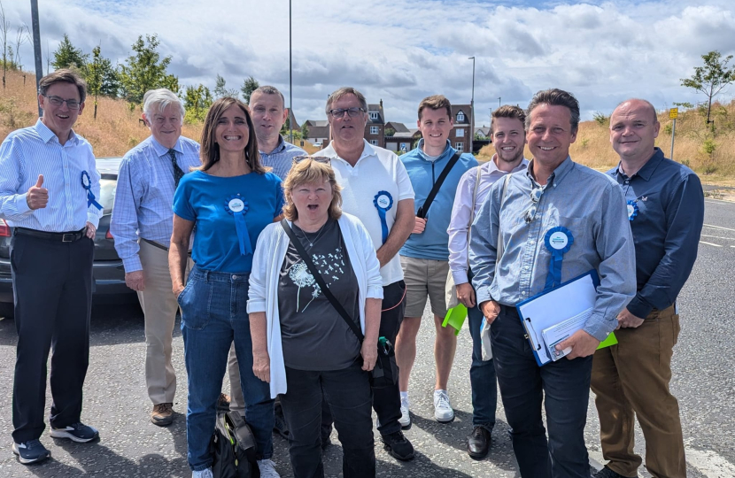 Campaigning in Norton, Whittington and Droitwich