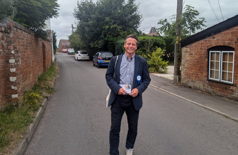 Campaigning in Norton, Whittington and Droitwich