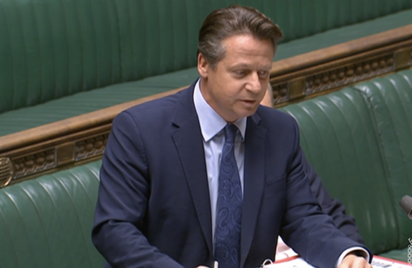 Nigel Huddleston MP speaking at the despatch box.