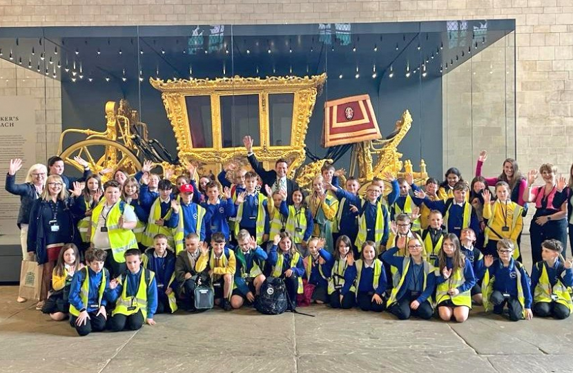 Welcoming St Andrew's CE School to Parliament