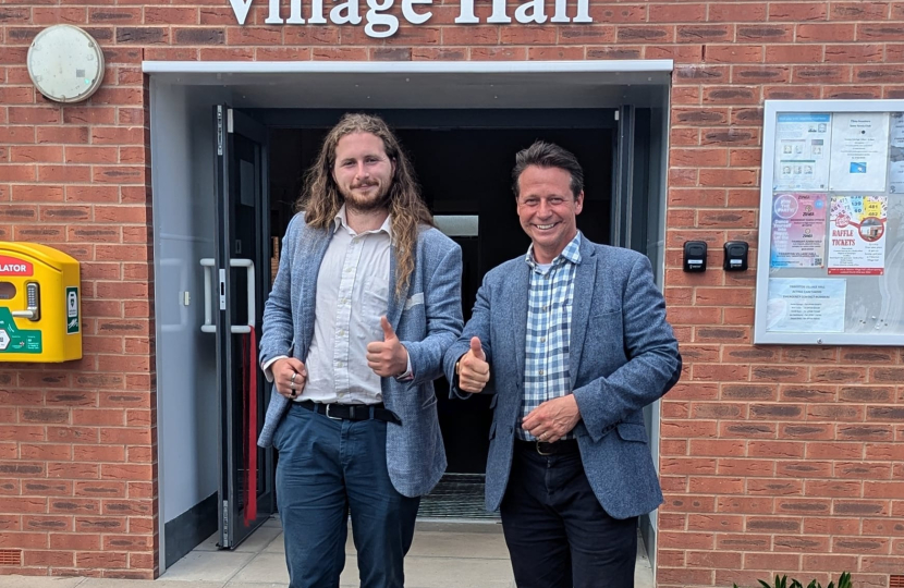 Opening of Tibberton Village Hall