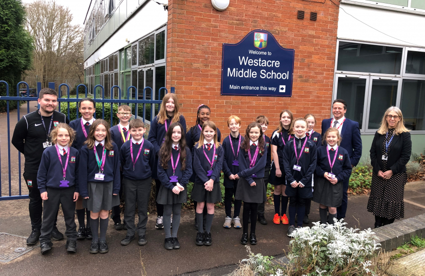 Visit to Westacre Middle School