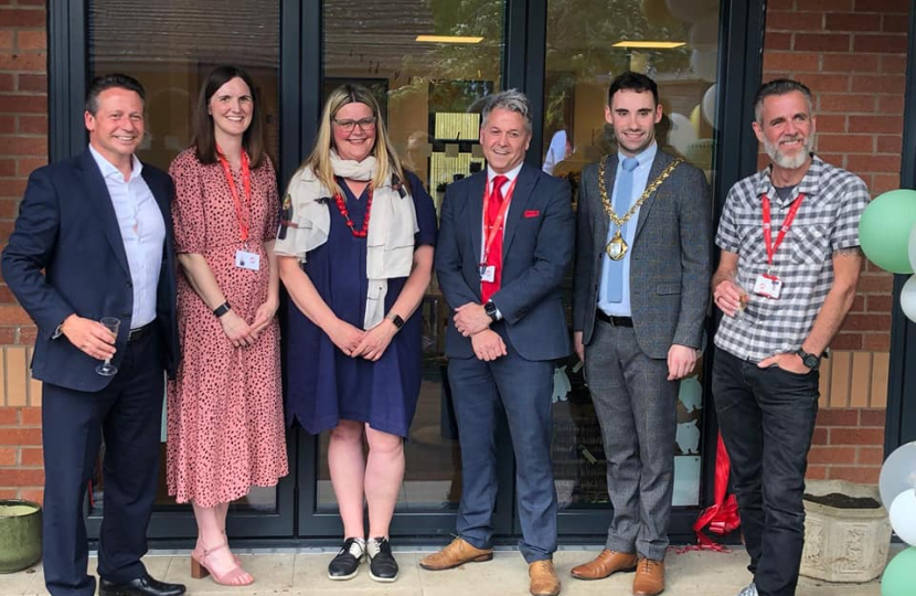 Attending the Opening of the Nursery at Bengeworth CE Academy