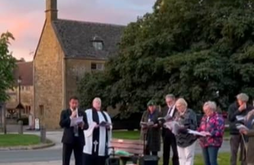 Attending a D-Day Service in Broadway