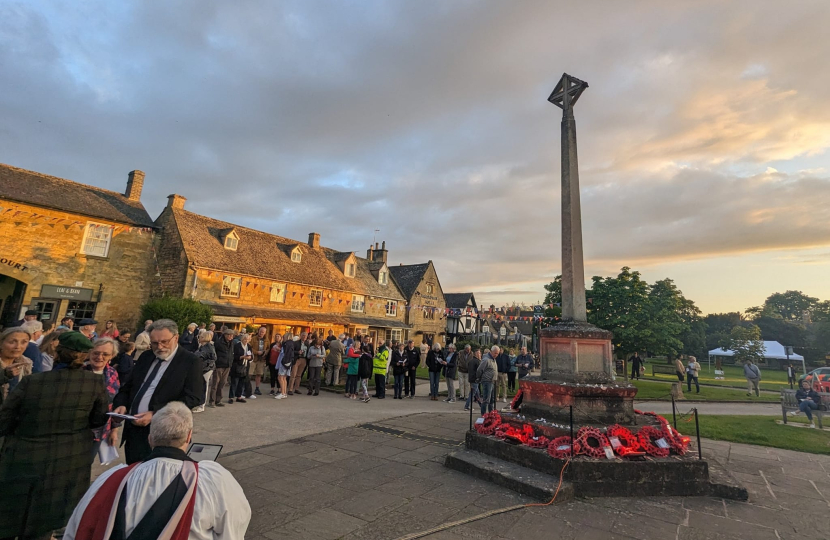 Attending a D-Day Service in Broadway