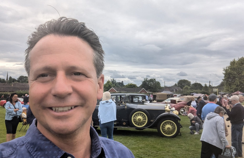 Visiting Ombersley Car Show