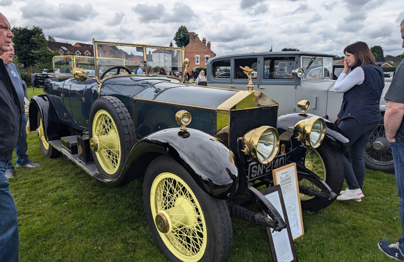 Visiting Ombersley Car Show