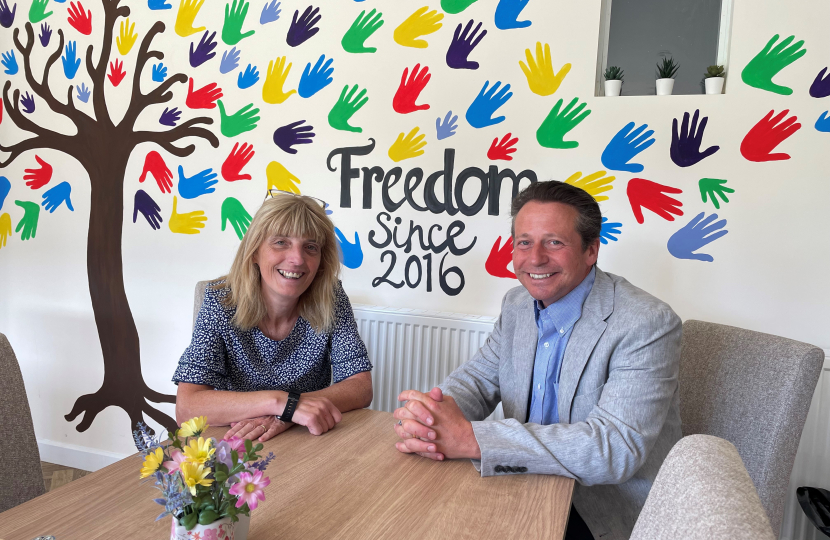 Visiting Freedom Day Centre