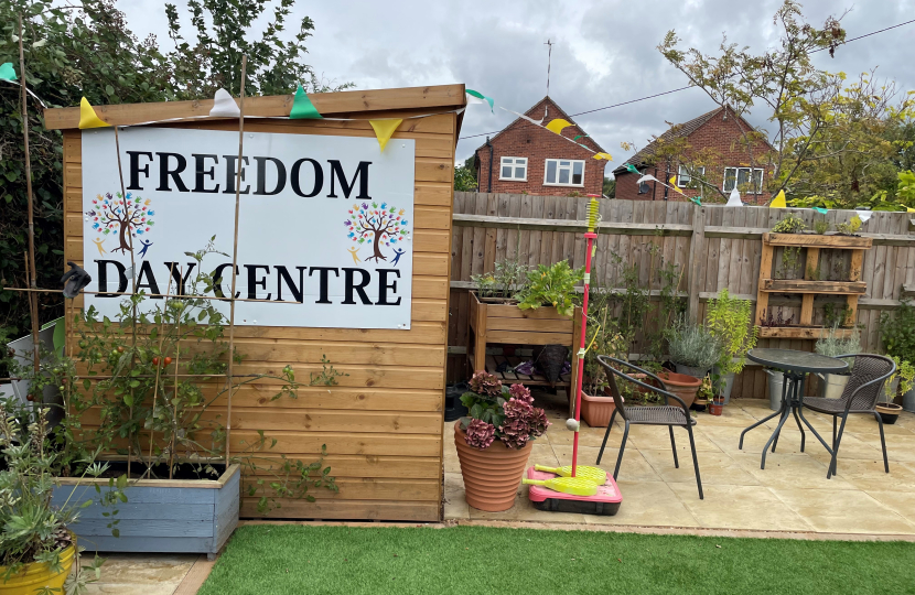 Visiting Freedom Day Centre