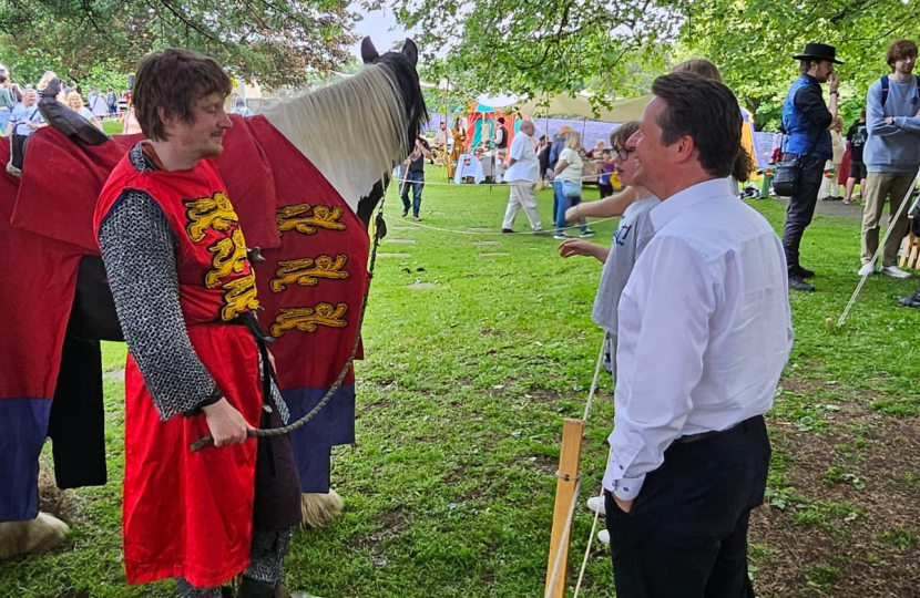 Day One of the Evesham Medieval Market