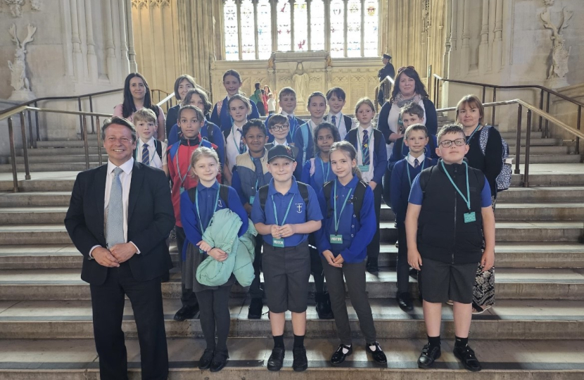 Local Schools Visit Parliament