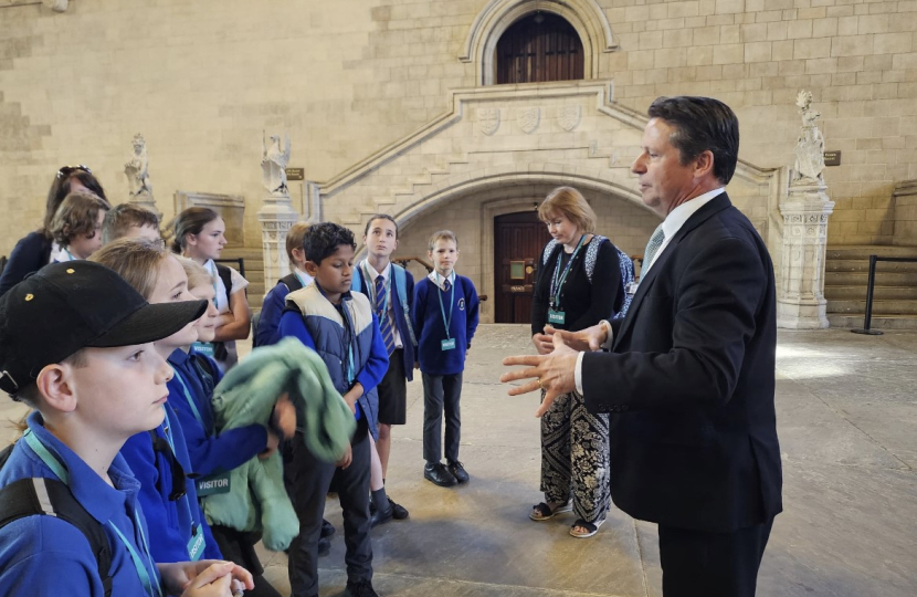 Local Schools Visit Parliament