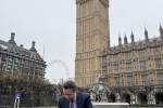 Nigel at the Constituency Garden of Remembrance 