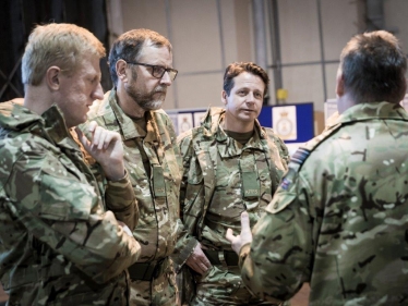 Nigel Huddleston MP at RAF Wittering