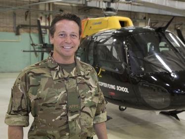 Nigel Huddleston MP at RAF Shawbury with AFPS