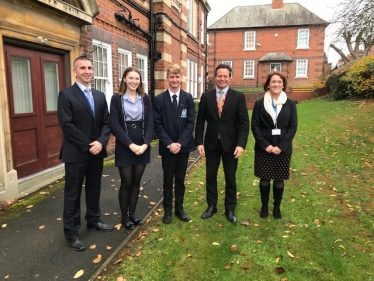 Nigel Huddleston MP at Prince Henry's High School