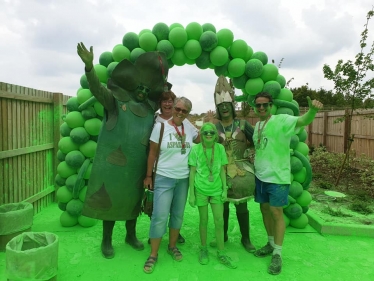 Nigel at the Asparagus Colour Run