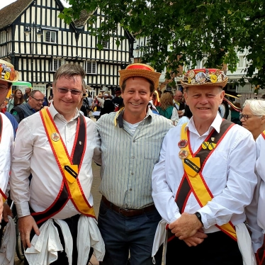 Nigel at National Morris Weekend Festival in Evesham