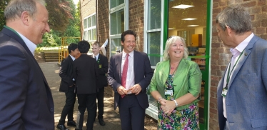 Nigel on a recent School Visit