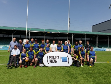 Nigel with the Worcester Warriors