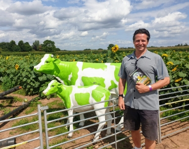 Nigel at Maize Maze