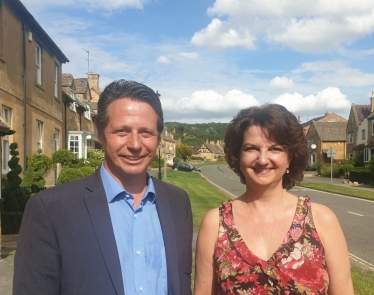 Nigel Huddleston MP and Jeannette