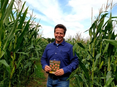 Nigel at Cropthorne Maize Maze