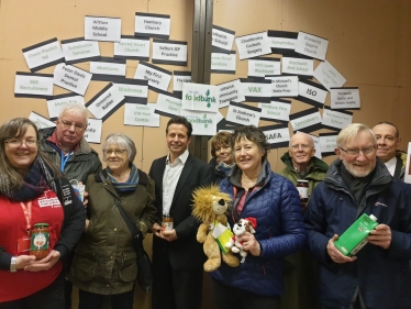 Nigel at Droitwich Spa Foodbank