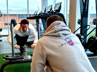 Nigel at Lift Up gym