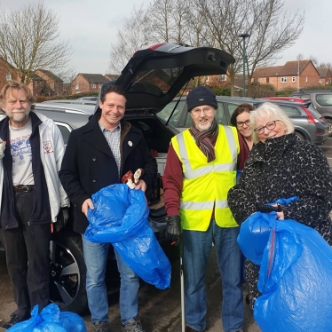 Nigel at Evesham Litterpick