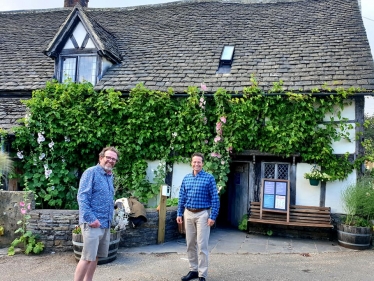 Nigel at the Fleece Inn