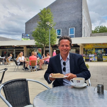 Nigel at Muffin Break, Droitwich