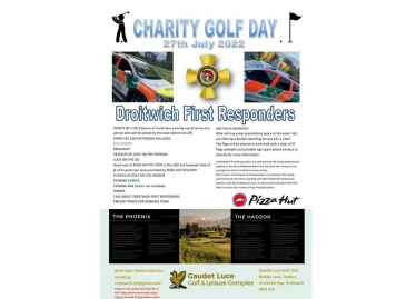 Charity Golf Day in aid of Droitwich First Responders