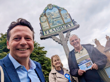 Campaigning in Droitwich, Evesham and the villages