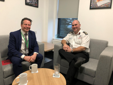 Meeting with the Chief Fire Officer for Hereford and Worcester