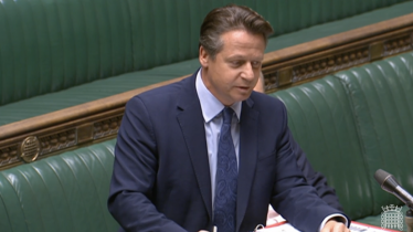 Nigel Huddleston MP speaking at the despatch box.