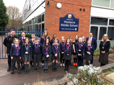 Visit to Westacre Middle School