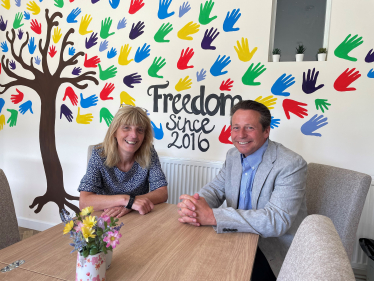 Visiting Freedom Day Centre